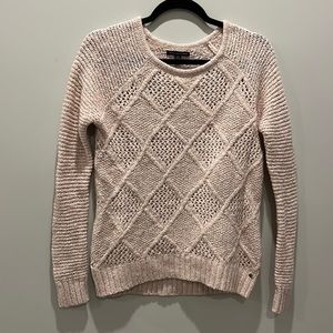 American Eagle Knit Sweater, Size S, Light Pink, EUC